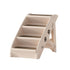 i.Pet Dog Ramp Steps For Bed Sofa Car Pet Stairs Ladder Portable Foldable Beige-Pet Care > Dog Supplies > Dog Steps & Ramps-PEROZ Accessories