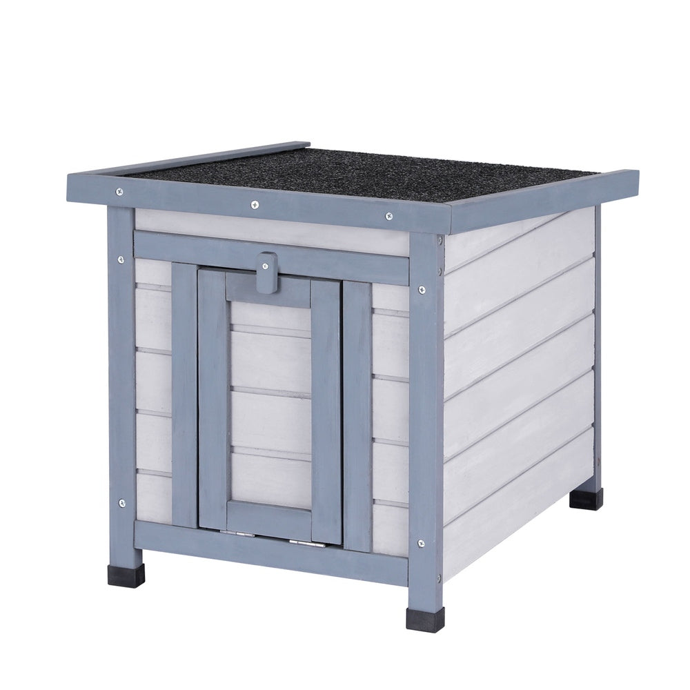 i.Pet Outdoor Cat House Rabbit Hutch Wooden Shelter Condo Small Enclosure Indoor Cat House Outdoor-Pet Care > Coops &amp; Hutches > Small Animal Habitats &amp; Cages-PEROZ Accessories