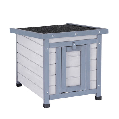 i.Pet Outdoor Cat House Rabbit Hutch Wooden Shelter Condo Small Enclosure Indoor Cat House Outdoor-Pet Care > Coops &amp; Hutches > Small Animal Habitats &amp; Cages-PEROZ Accessories