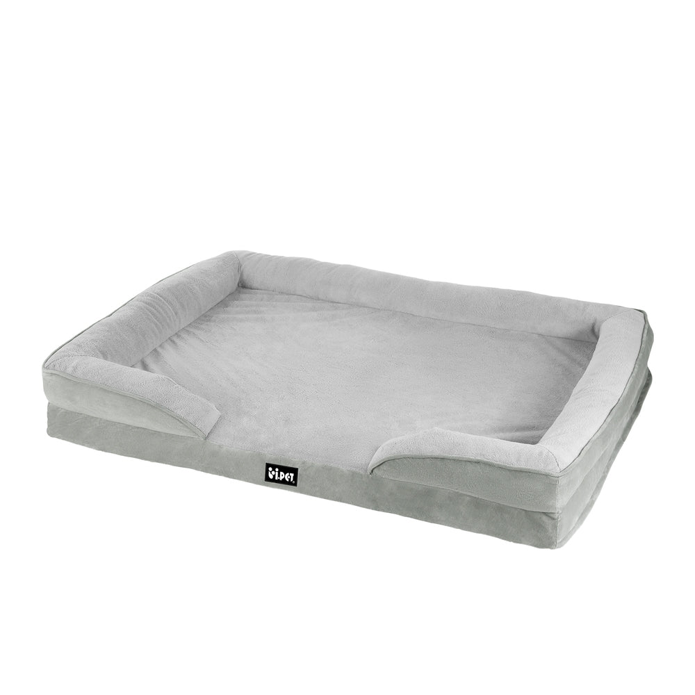 i.Pet Pet Bed Dog Calming Soft Cushion Egg Crate Large Sofa Removable Washable-Pet Care > Dog Supplies > Dog Beds-PEROZ Accessories