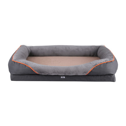i.Pet Pet Bed Orthopedic Washable Dog Bed Plush Fleece Sofa Cushion Mat-Pet Care > Dog Supplies > Dog Beds-PEROZ Accessories