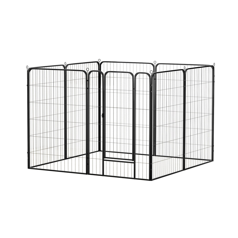 i.Pet Pet Dog Playpen 48" Enclosure 8 Panel Cage Kennel Puppy Fence Play Pen-Pet Care > Dog Supplies > Dog Playpens &amp; Gates-PEROZ Accessories