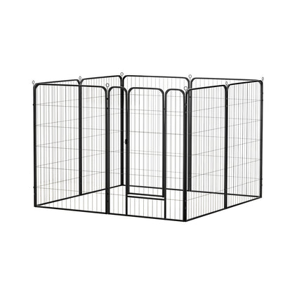 i.Pet Pet Dog Playpen 48" Enclosure 8 Panel Cage Kennel Puppy Fence Play Pen-Pet Care > Dog Supplies > Dog Playpens &amp; Gates-PEROZ Accessories
