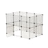 i.Pet Pet Dog Playpen Enclosure Cage 20 Panel Puppy Fence Play Pen Foldable Metal-Pet Care > Dog Supplies > Dog Playpens & Gates-PEROZ Accessories