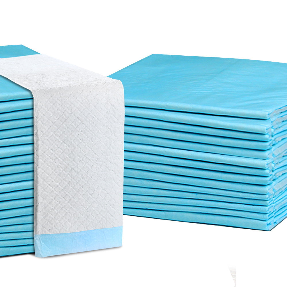 i.Pet Pet Training Pads 400pcs 60x60cm Puppy Dog Toilet Pee Indoor Super Absorbent Blue-Pet Care &gt; Dog Supplies &gt; Dog Training Aids-PEROZ Accessories