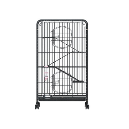 i.Pet Rabbit Cage Indoor Hutch Guinea Pig Bird Ferret Cat Hamster 110cm 4 Level-Pet Care > Coops &amp; Hutches > Small Animal Habitats &amp; Cages-PEROZ Accessories
