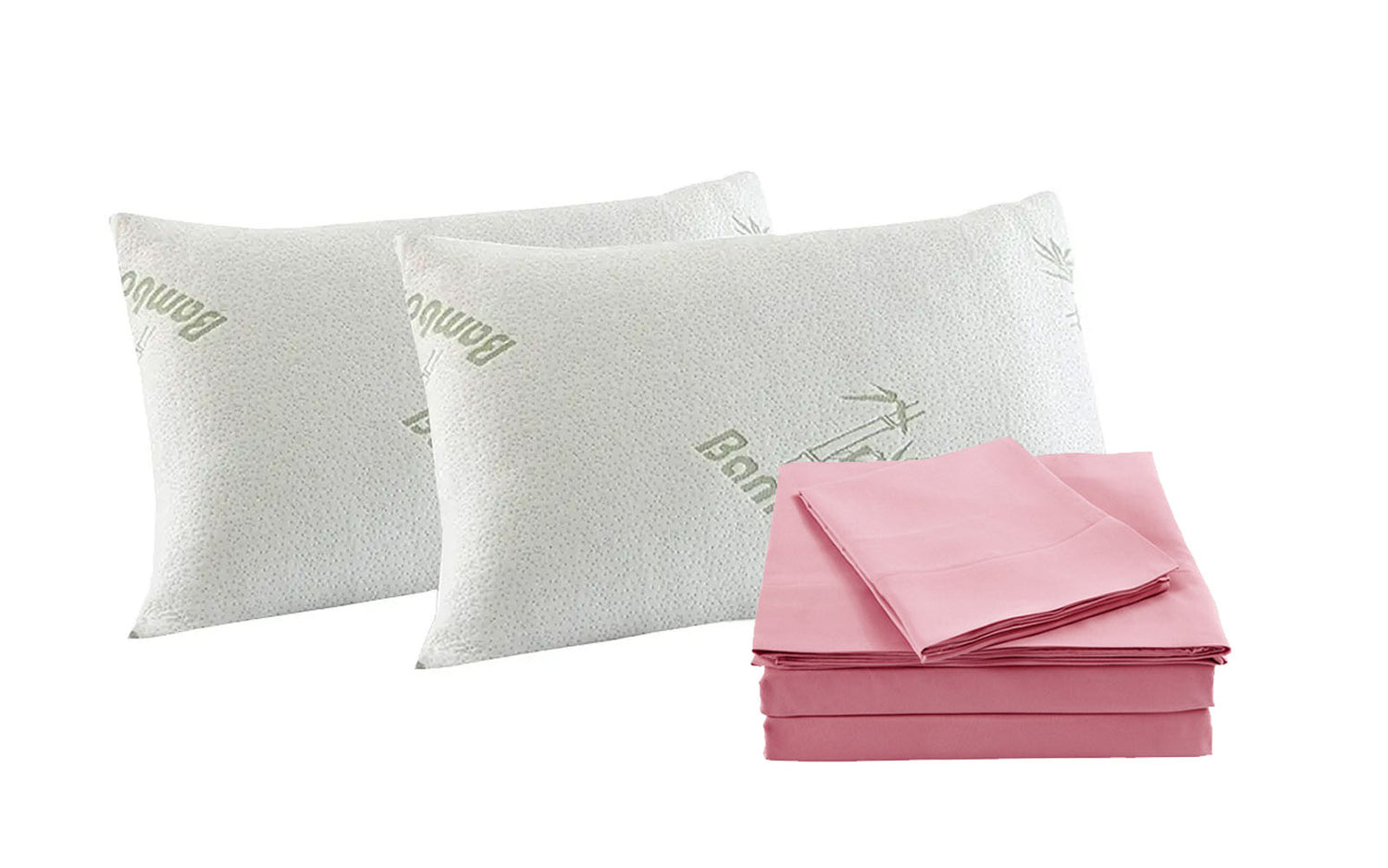 Royal Comfort Bamboo Blend Sheet Set 1000TC and Bamboo Pillows 2 Pack Ultra Soft-Bed Linen-PEROZ Accessories