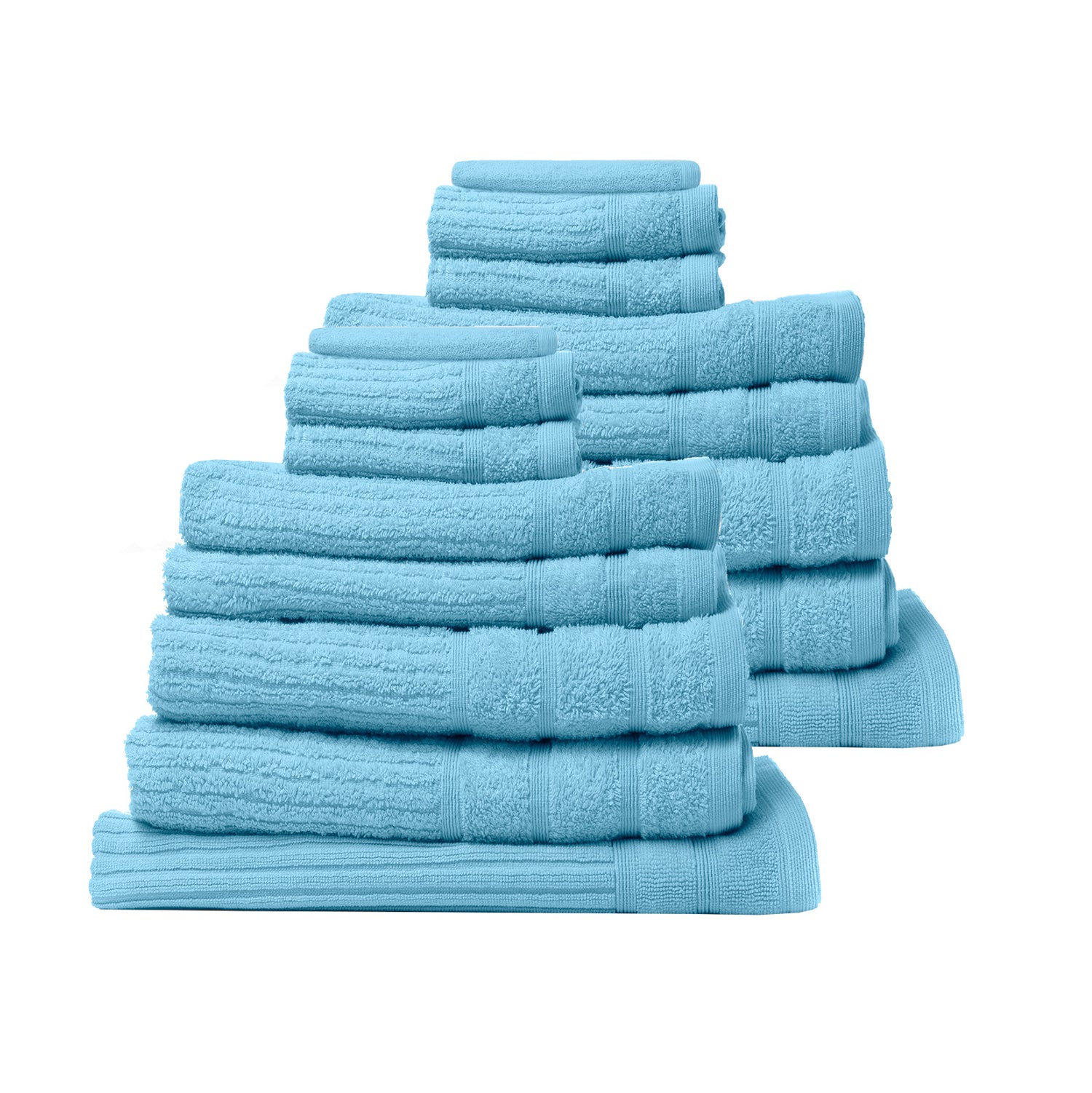 Royal Comfort Cotton Eden Towel Set 600GSM Luxurious Absorbent-Towels-PEROZ Accessories