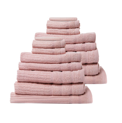 Royal Comfort Cotton Eden Towel Set 600GSM Luxurious Absorbent-Towels-PEROZ Accessories