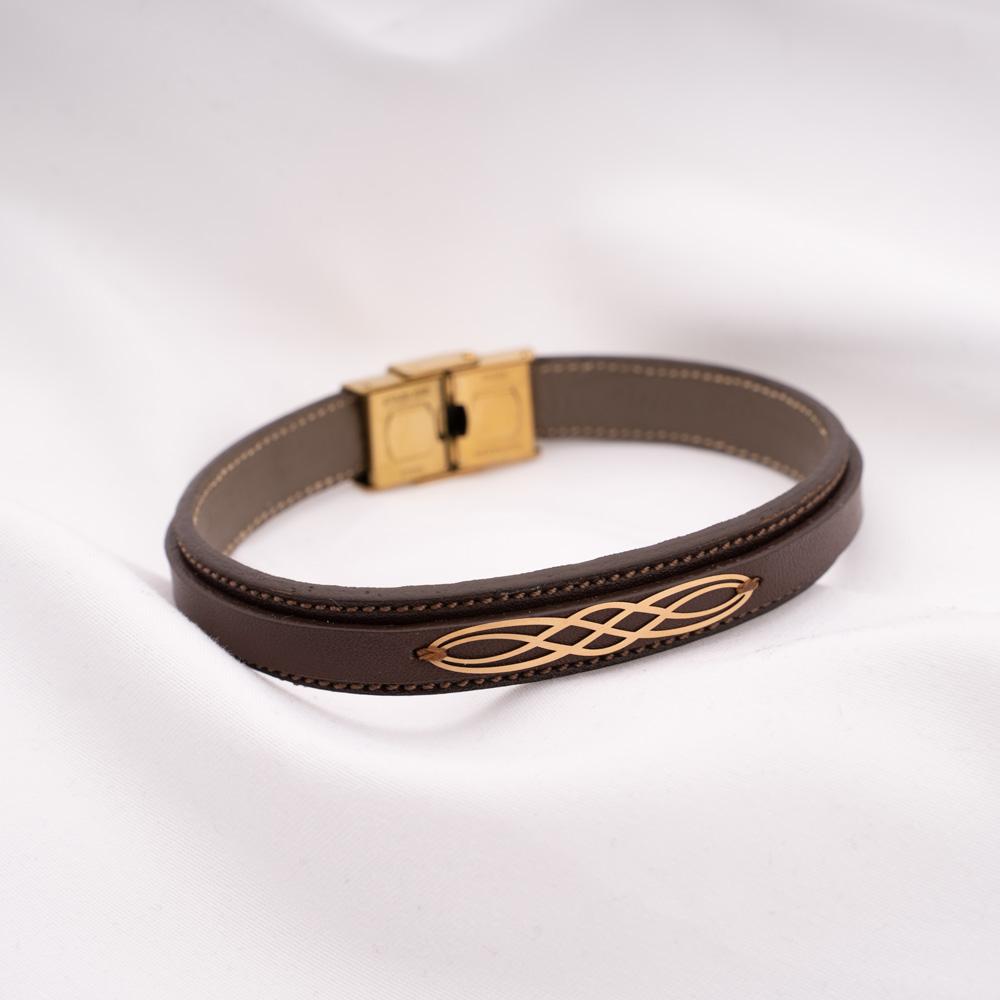 Ventus Brown Leather Bracelet