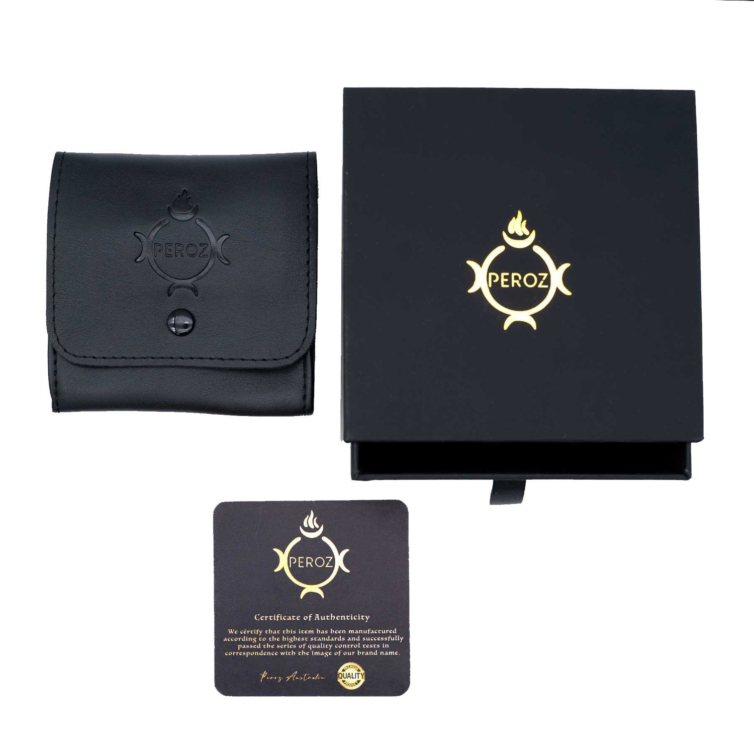 Vivan Leather Bracelet with Buckle Closure - PEROZ