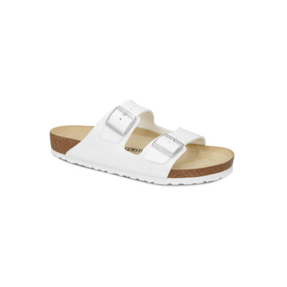 Birkenstock Arizona Birko-Flor White Unisex-Fashion-PEROZ Accessories