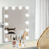 Embellir Hollywood Wall mirror Makeup Mirror With Light Vanity 12 LED Bulbs-Makeup Mirrors-PEROZ Accessories