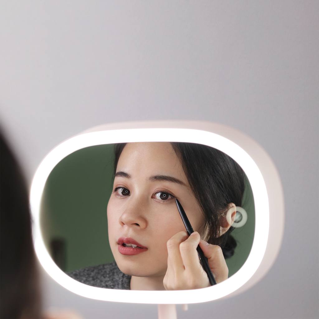 Muid Mirror Lamp Ⅱ Light Pink HM-MR-102-MUID-Makeup Mirrors-PEROZ Accessories