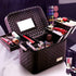 Travel Mirror Cosmetic Bag Foldable Tray Portable Makeup Organizer Case Storage Display Box-Makeup Organisers-PEROZ Accessories