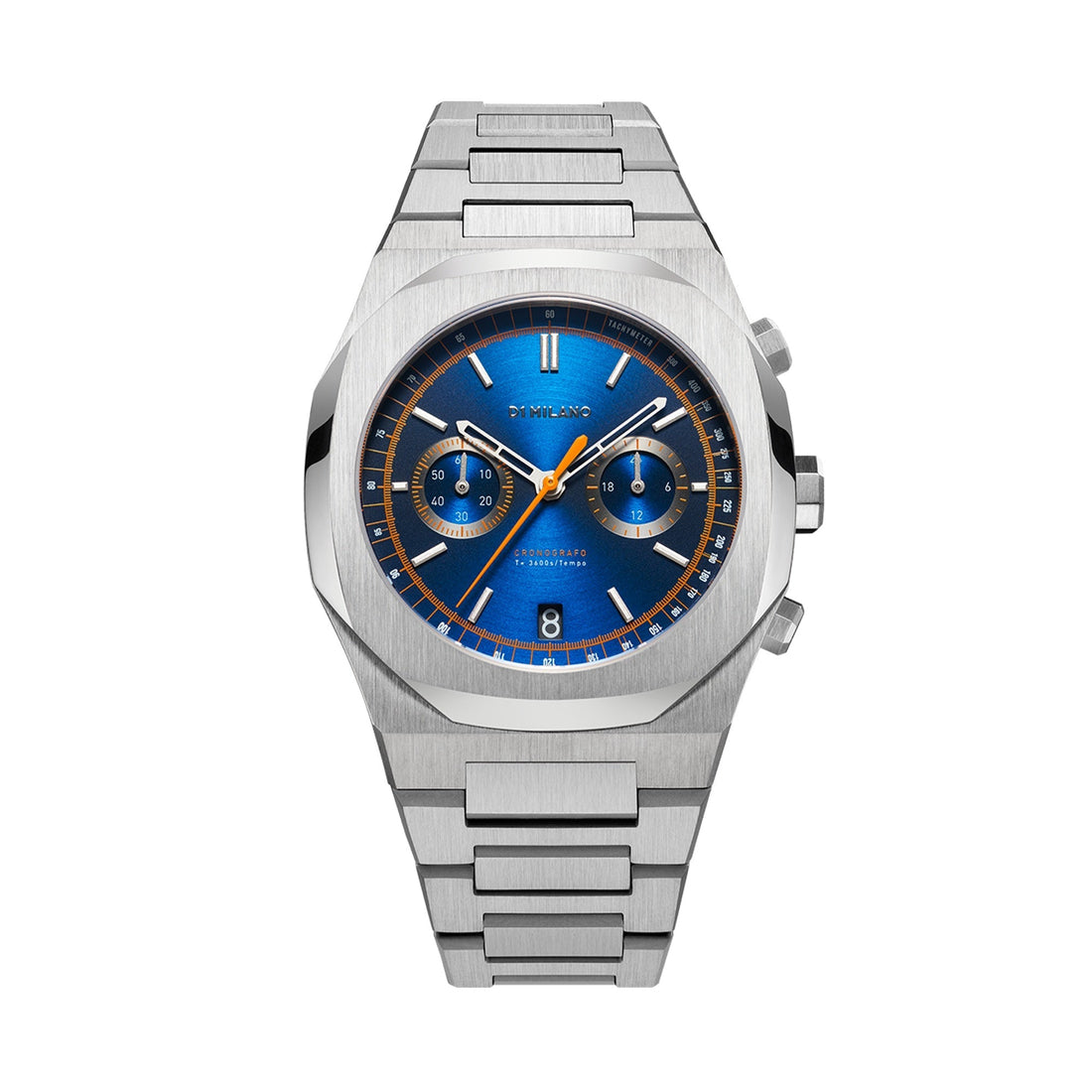D1 Milano Royal Blue Chronograph Watch-Quartz Watches-PEROZ Accessories