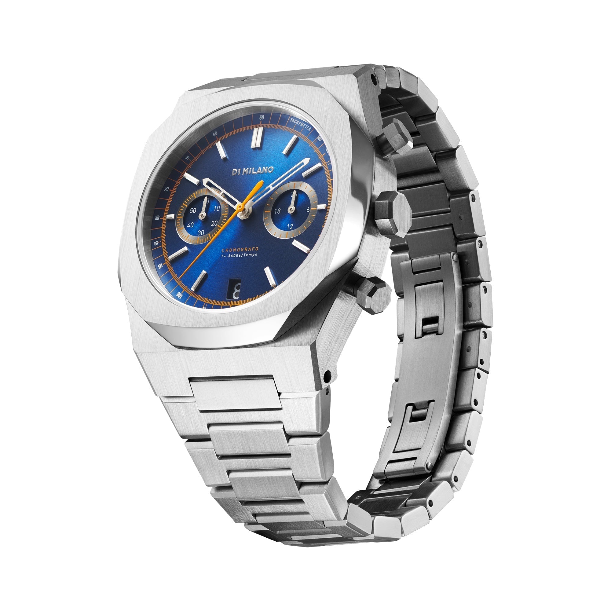 D1 Milano Royal Blue Chronograph Watch-Quartz Watches-PEROZ Accessories