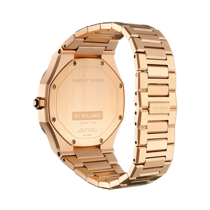 D1 Milano Ultra Slim 34mm Gold Night Watch-Quartz Watches-PEROZ Accessories
