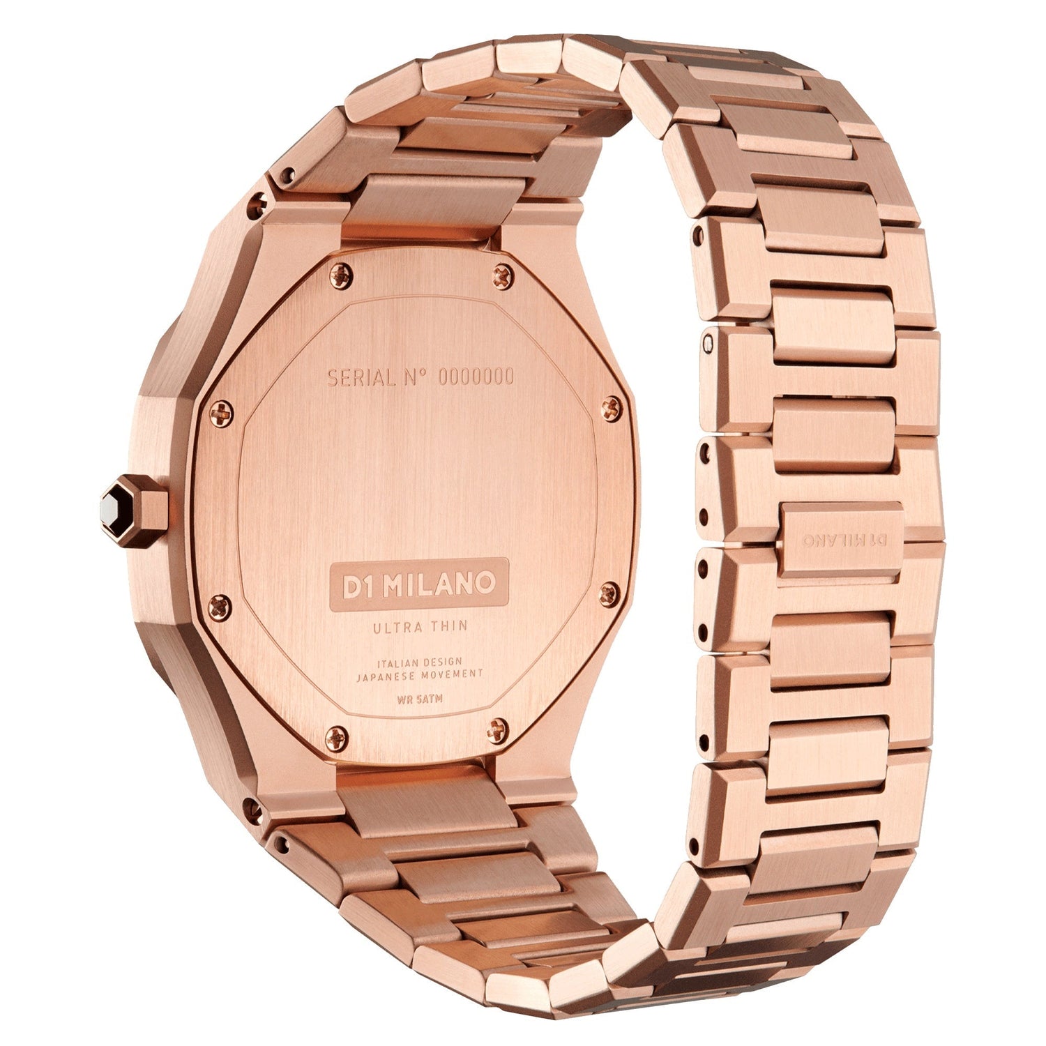 D1 Milano Ultra Slim 34mm Rose Cloud Watch-Quartz Watches-PEROZ Accessories