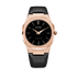 D1 Milano Ultra Slim 40mm Rose Gold Leather Watch-Quartz Watches-PEROZ Accessories