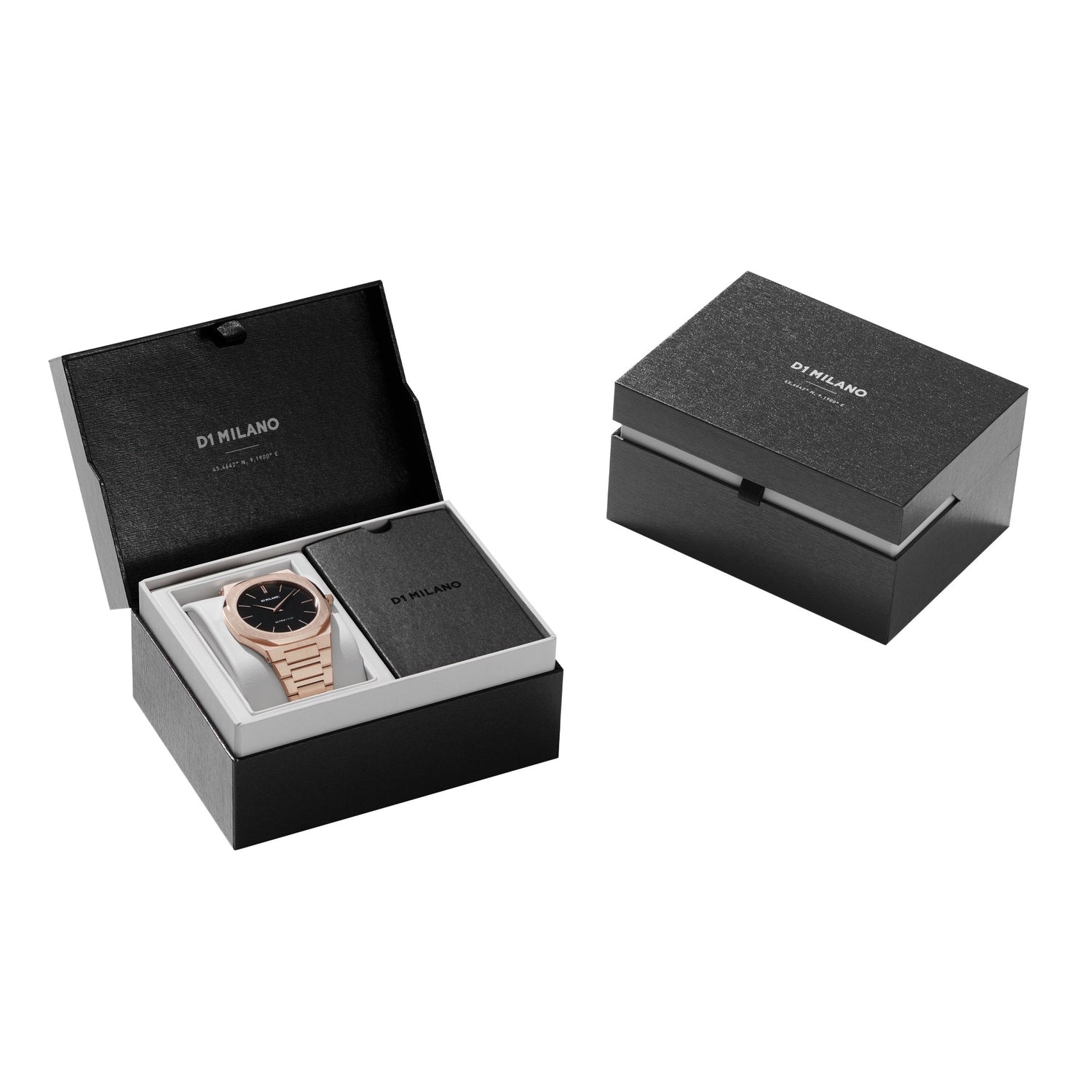 D1 Milano Ultra Slim 40mm Rose Gold Watch-Quartz Watches-PEROZ Accessories