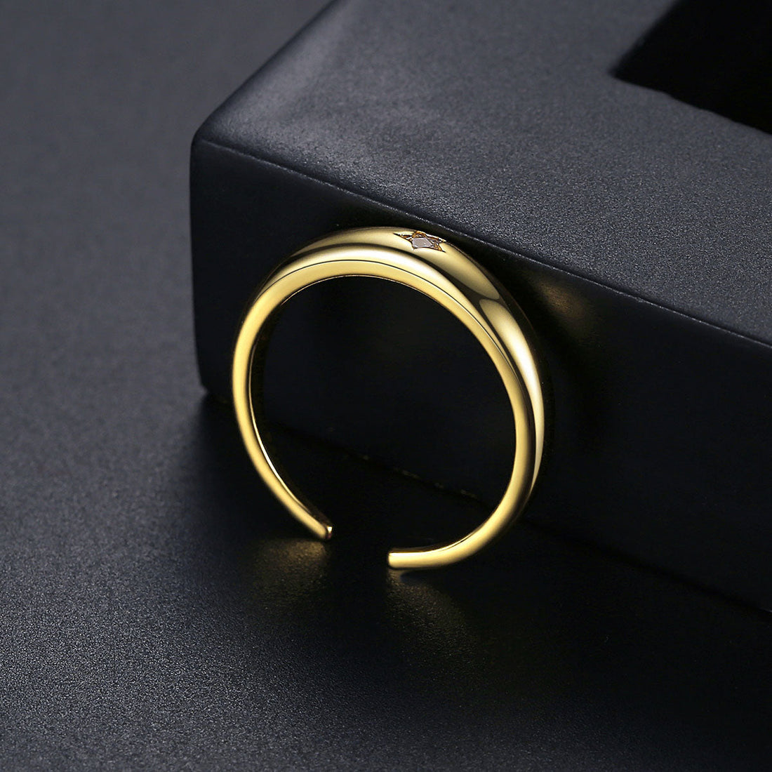 Gold Lia Adjustable Ring - PEROZ Australia