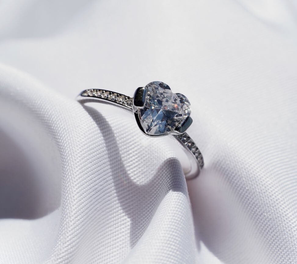 Livia - Women’s Silver Ring-Rings-PEROZ Accessories