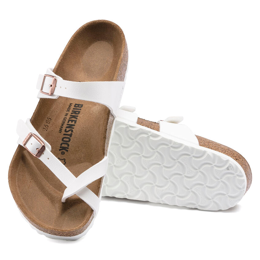 Birkenstock Mayari Birko-Flor Sandal White-Fashion-PEROZ Accessories