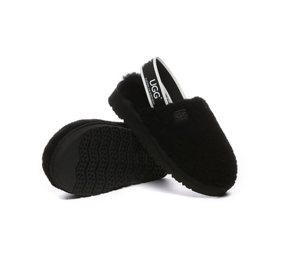 AUSTRALIAN SHEPHERD  UGG Slippers Kids Slingback Fluffy Kamari