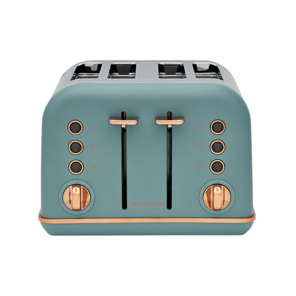 Morphy Richards Accents Rose Gold 4-Slice Toaster-Toasters-PEROZ Accessories