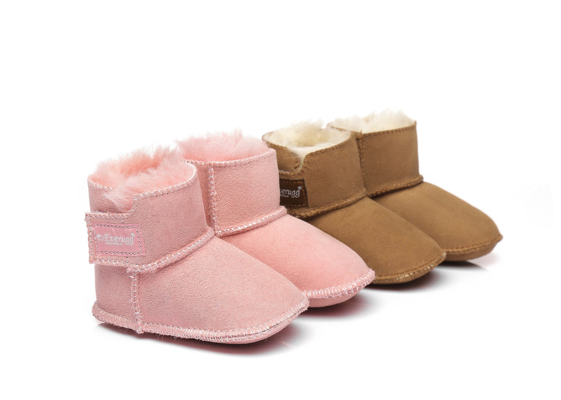 Ever UGG Australian Sheepskin Baby Erin Bootie Cradle-PEROZ Accessories