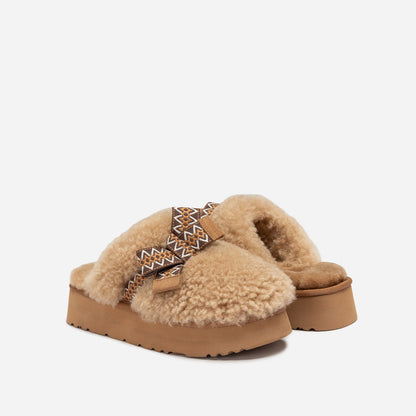 Ugg Cemila Shearling Platform Slipper-Women Slippers-PEROZ Accessories