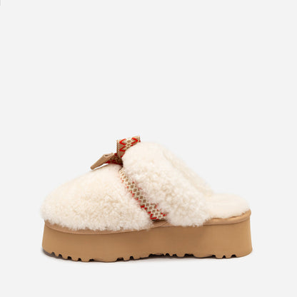 Ugg Cemila Shearling Platform Slipper-Women Slippers-PEROZ Accessories