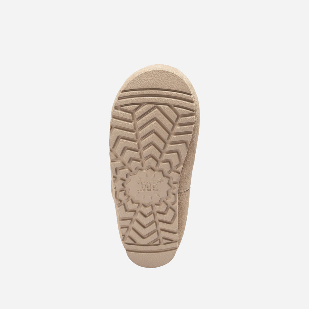 Ugg Logo Kids Mary Jane-Kids Slippers-PEROZ Accessories