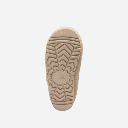 Ugg Logo Kids Mary Jane-Kids Slippers-PEROZ Accessories