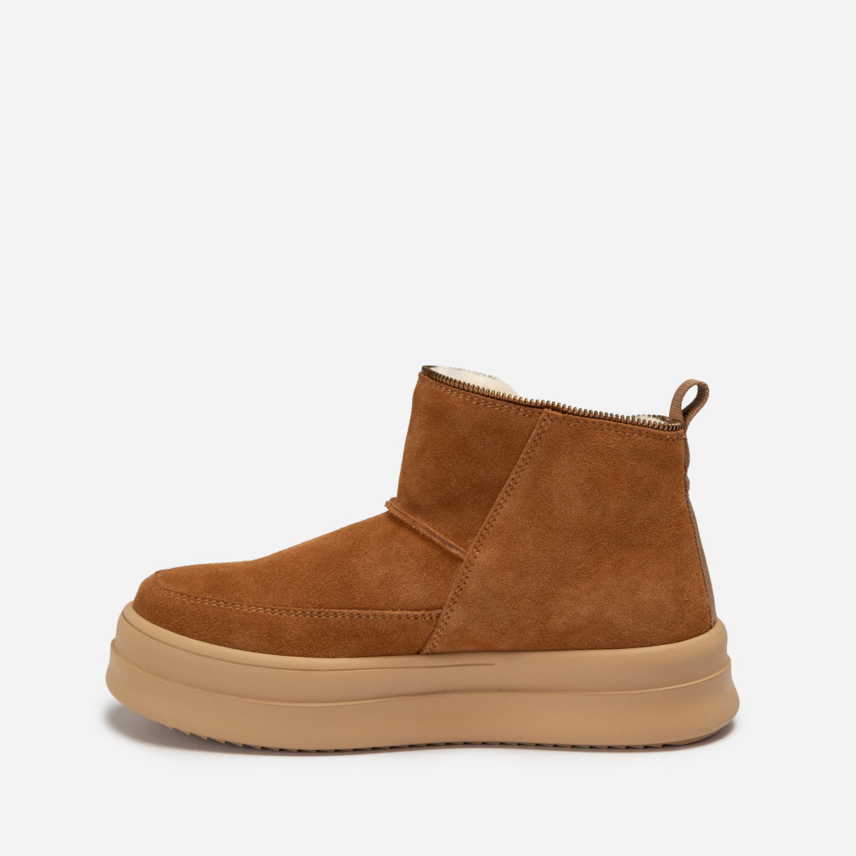 Ugg Tag Zipper Ankle Boots-Mens Fashion Boots-PEROZ Accessories