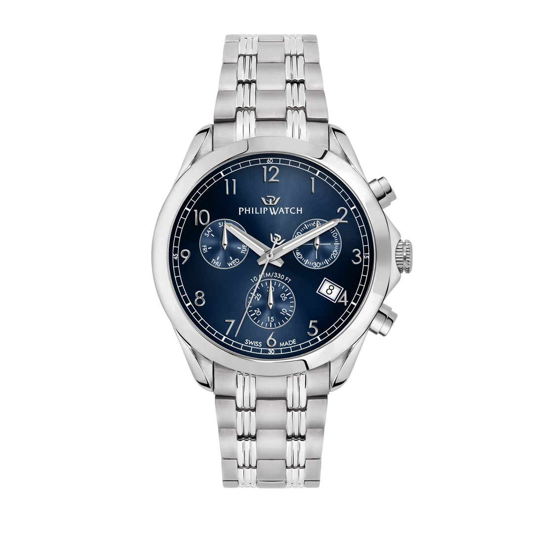 Philip Watch Blaze Blue 41mm Chronograph-Watches-PEROZ Accessories