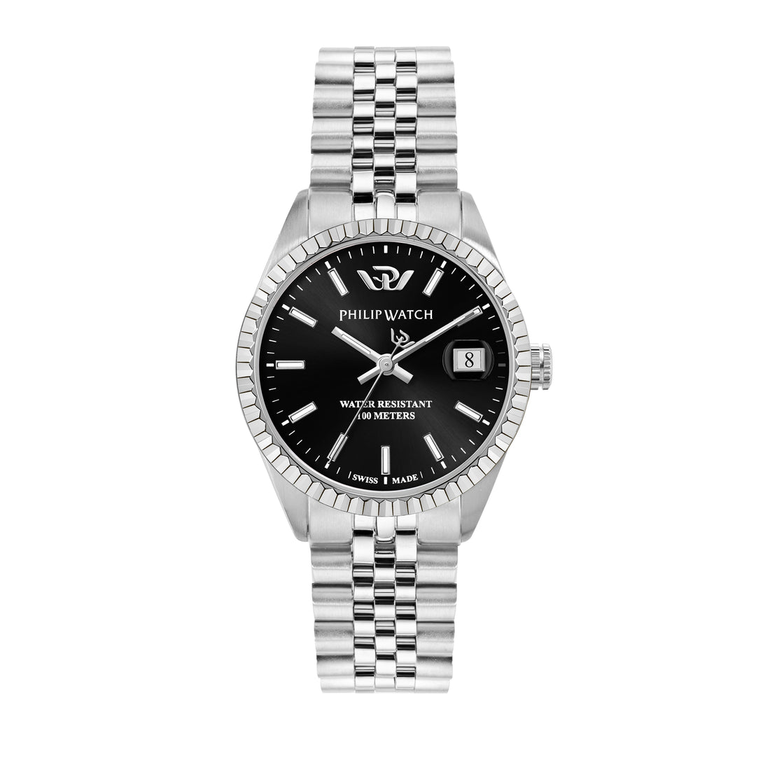 Philip Watch Caribe 35mm Silver Women&