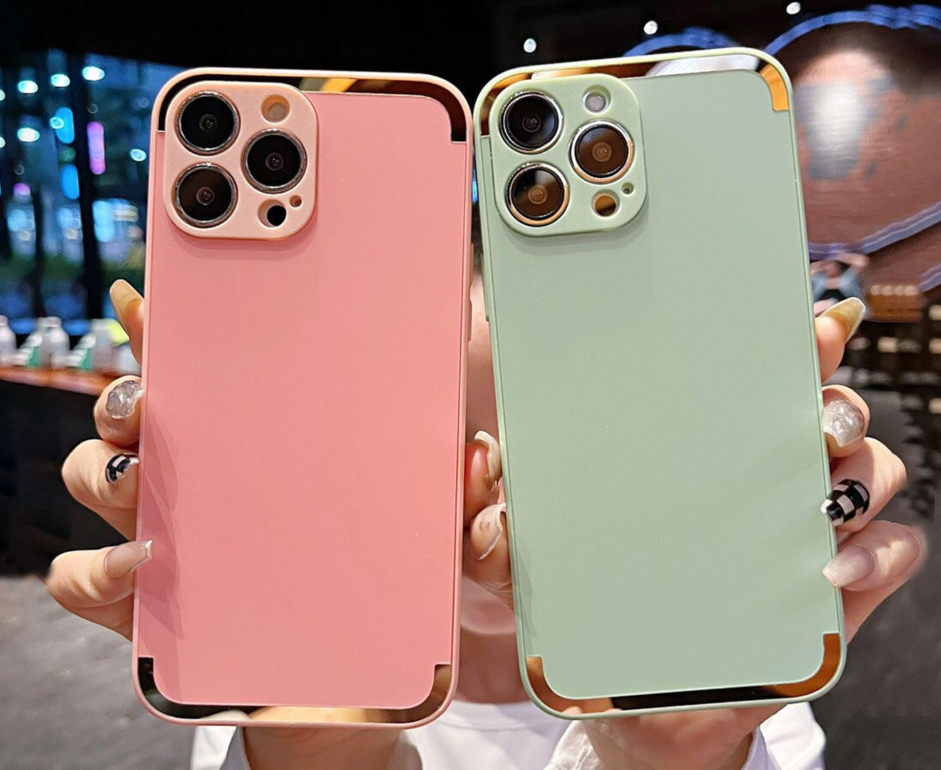Anymob iPhone Case Black Frosted Skin Feel Camera Protection Mobile Cover For iPhone 14 11 12 13 Pro XS Max X XR 7 8 Plus-Mobile Phone Cases-PEROZ Accessories