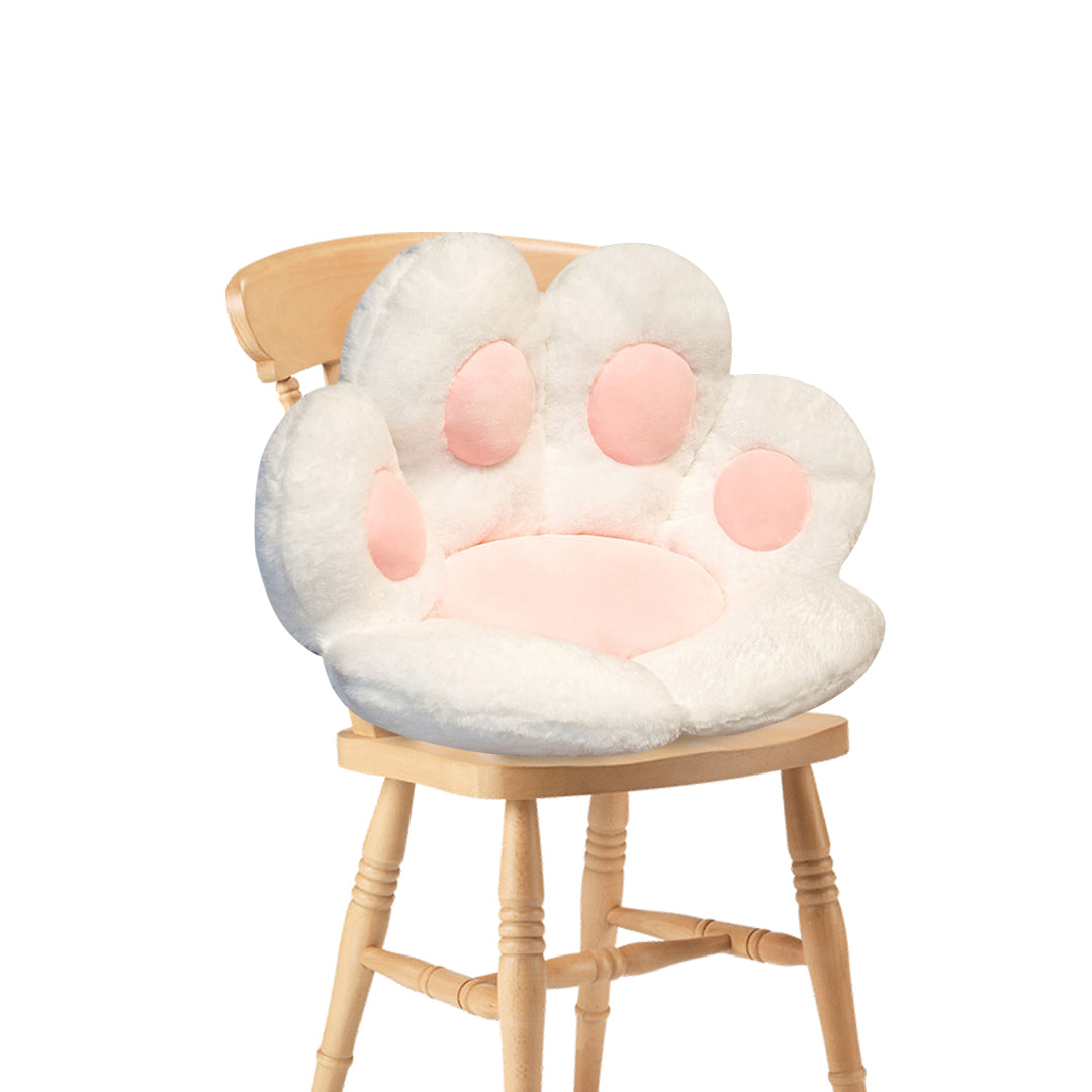 SOGA White Paw Shape Cushion Warm Lazy Sofa Decorative Pillow Backseat Plush Mat Home Decor-Chair &amp; Sofa Cushions-PEROZ Accessories