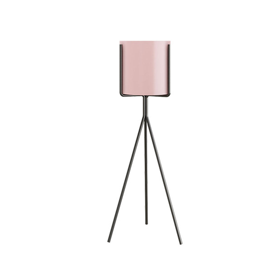 SOGA 70cm Tripod Flower Pot Plant Stand with Pink Flowerpot Holder Rack Indoor Display-Indoor Pots, Planters and Plant Stands-PEROZ Accessories