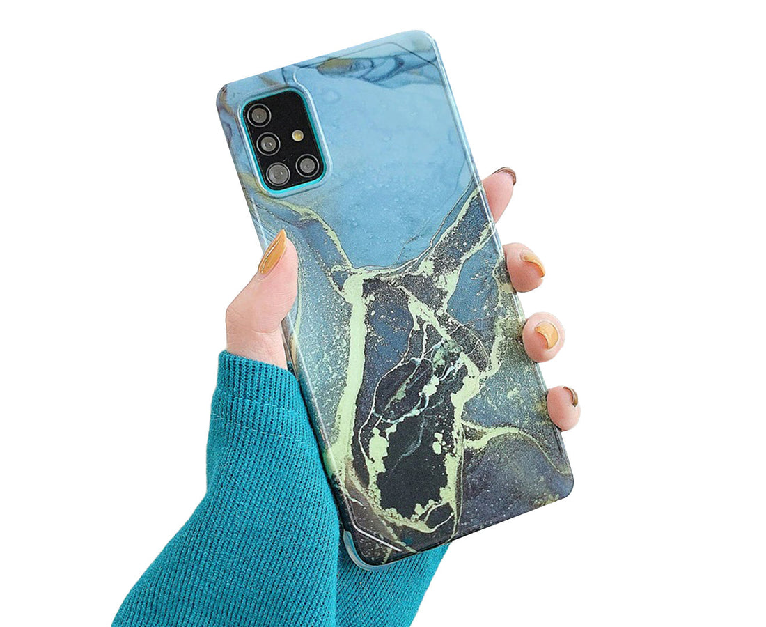 Anymob Samsung Phone Case Light Slate Marble Mobile Cover For S21 Plus Ultra S10 Plus S20 Plus Ultra S20 FE Lite Note 10 A50 30S 50S A51 A71-Mobile Phone Cases-PEROZ Accessories
