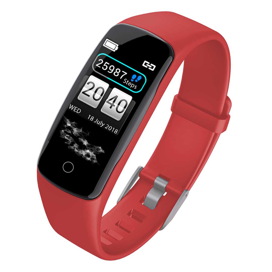 SOGA Sport Monitor Wrist Touch Fitness Tracker Smart Watch Red-Smart Watches-PEROZ Accessories