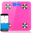 SOGA Wireless Bluetooth Digital Body Fat Scale Bathroom Health Analyser Weight Pink-Body Weight Scales-PEROZ Accessories