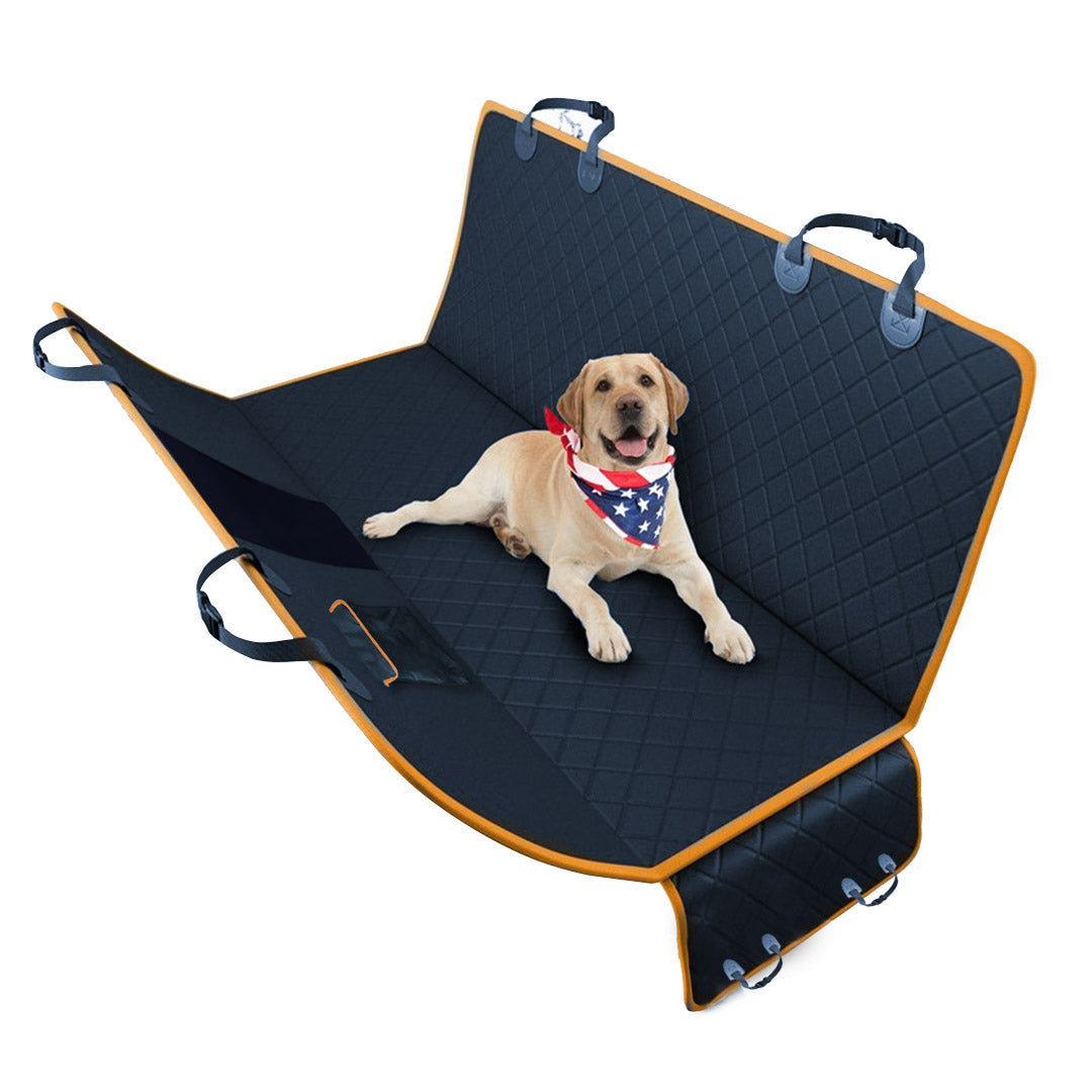 SOGA 600D Oxford Cloth Waterproof Dog Car Cover Back Seat Protector Hammock Pet Mat Black-Pet Carriers &amp; Travel Products-PEROZ Accessories