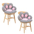 SOGA 2X Grey Paw Shape Cushion Warm Lazy Sofa Decorative Pillow Backseat Plush Mat Home Decor-Chair & Sofa Cushions-PEROZ Accessories