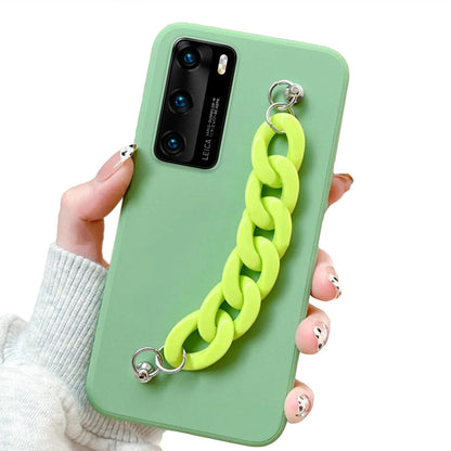 Anymob Huawei Phone Case Green Luxury Marble Bracelet Silicone Cover-Mobile Phone Cases-PEROZ Accessories