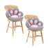 SOGA 2X 70cm Grey Paw Shape Cushion Warm Lazy Sofa Decorative Pillow Backseat Plush Mat Home Decor-Chair & Sofa Cushions-PEROZ Accessories