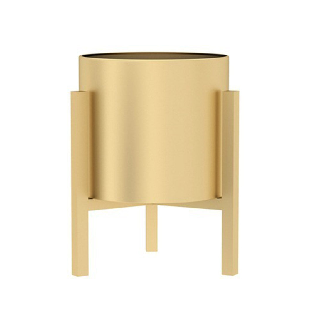 SOGA 30CM Gold Metal Plant Stand with Flower Pot Holder Corner Shelving Rack Indoor Display-Indoor Pots, Planters and Plant Stands-PEROZ Accessories