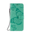 Anymob Samsung Case Green Butterfly Luxury Wallet Phone Flip Leather Cover With Card Slot Protection-Mobile Phone Cases-PEROZ Accessories